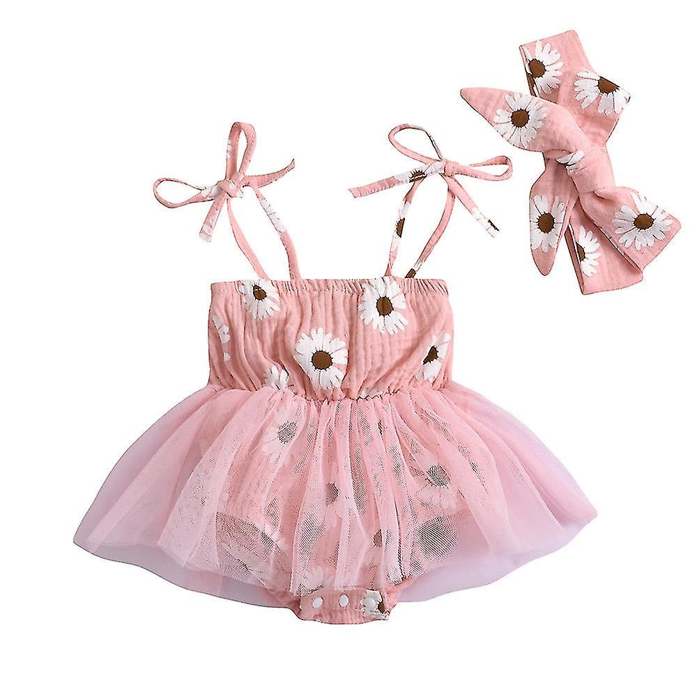 Pink Floral Tutu Dress