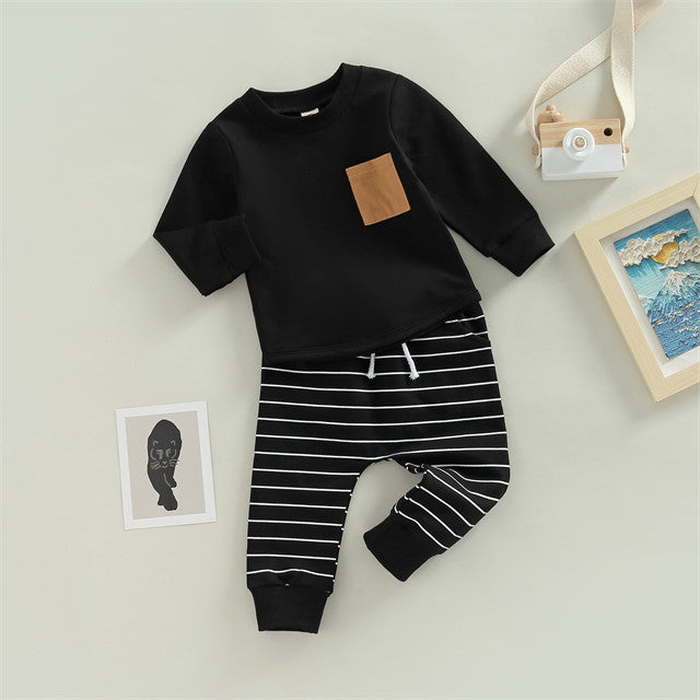 Striped pants & top set