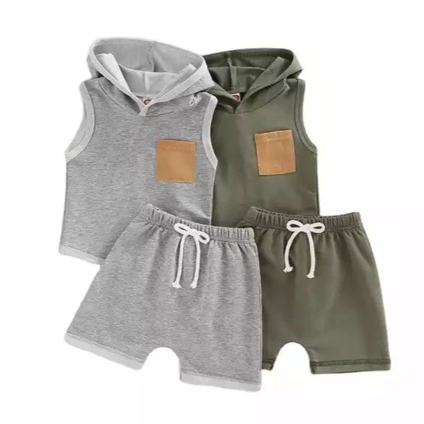 Sleeveless Boys Set