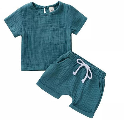 Turq Shirt and Pants Set