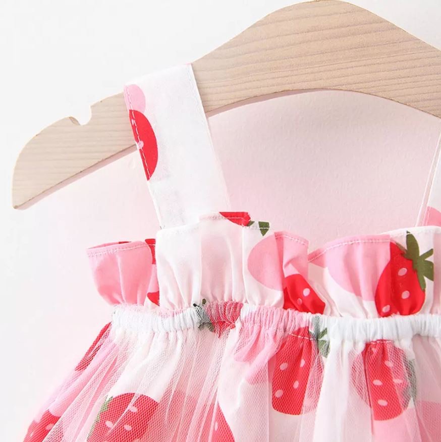 Strawberry Dress with hat