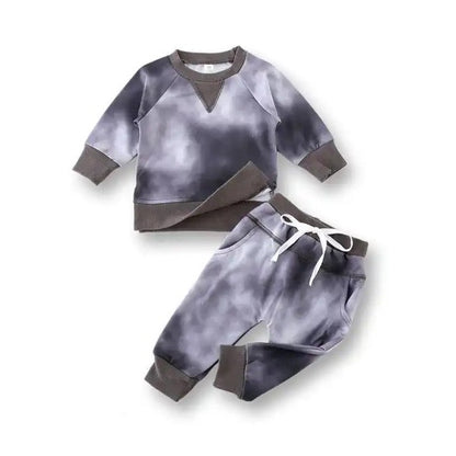 Grey Tie Die Tracksuit